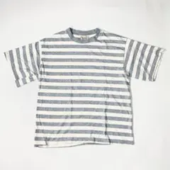 90s USA製 BALE DYED ボーダー 柄 Tシャツ カットソー 古着
