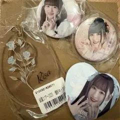 ＝LOVE 音嶋莉沙　缶バッチ　アクリルキーホルダー