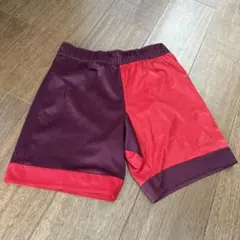 adidas ハーフパンツ 赤/紫 J140