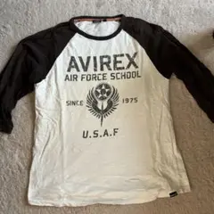 AVIREX AIR FORCE SCHOOL 七分袖カットソー Lのサムネイル