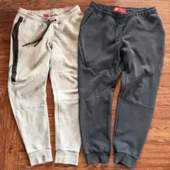 NIKE TECH FLEECE パンツ グレー ブラック 2点セット XL