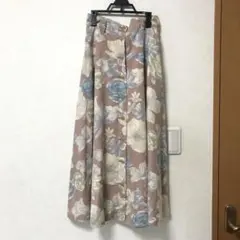 ヴィンテージ 古着　ロングフレアスカート