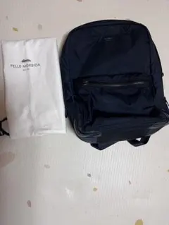 PELLE MORBIDA ペッレモルビダ リュック バックパック ネイビーのサムネイル