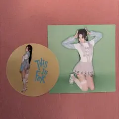 TWICE ミナ ステッカー ミニポストカード this is for