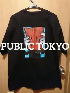 新品 PUBLIC TOKYO バックプリント 半袖 Tシャツ カットソー