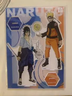 NARUTO-ナルト-』アクリルMEGAフィギュアW ナルト&サスケ 第二部 
