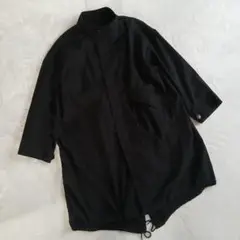 美品　ARMY TWILL アーミーツイル　フィッシュテール　黒　スタンドカラー