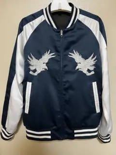 ユニオンステーション鷹刺繍入りスカジャン