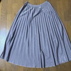 GRL グレー プリーツスカート