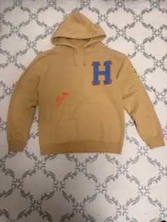 大特価‼️‼️HUF刺繍 ベージュパーカー
