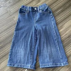 ユニクロ デニム ワイドパンツ