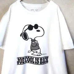 UNIQLO PEANUTS スヌーピー Tシャツ L　ホワイト