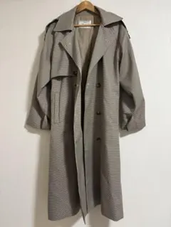 le.ema marron check coat チェックコート