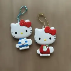 ハローキティ ミラー付きキーホルダー 2個セット