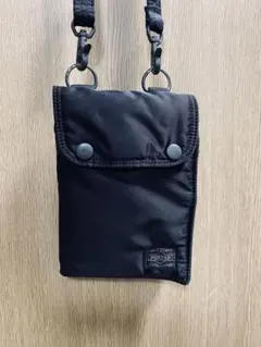 美品　ポーター　タンカー トラベルケース　ミニショルダー　ブラック