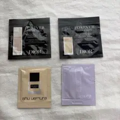Dior シュウウエムラ サンプル4点セット 下地 ファンデーション