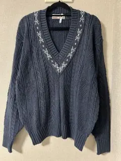 柄ニット 総柄 サンローラン yves saint laurent 激レア 福助 - メルカリ