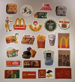 マクドナルド ステッカー 25枚セット
