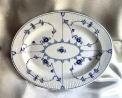 大皿オーバル　ブルーフルーテッドヴィンテージ 2025年最新】ブルーフルーテッド オーバルの人気アイテム - メルカリ