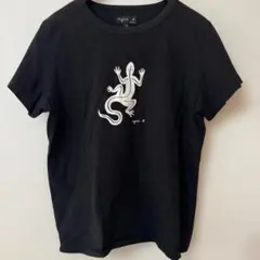 agnes b. PARIS アニエスベー トカゲ プリント Tシャツ 3のサムネイル