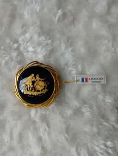 H*！様 LIMOGES CASTEL ブローチ ヴィンテージ アンティークのサムネイル