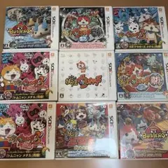 妖怪ウォッチ ニンテンドー3DS ソフト 7本セット まとめ売り カセット