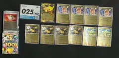 スタデ100デッキNo.25 ピカチュウex SAR仕様以外全て ワンオーナー品