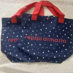 repipi armario 星柄ショップ袋 2個セット①　レピピ　ショッパーのサムネイル