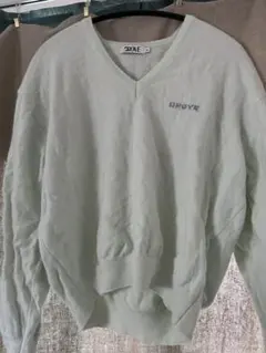 GROVE ライトグリーン Vネックセーター