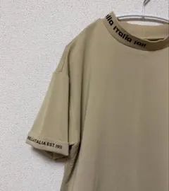 FILA GOLF フィラゴルフ モックネック 半袖シャツ 厚手　LL ベージュ