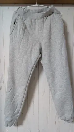 UNIQLO/ユニクロ キッズ ボアスエットパンツ150 グレー