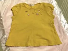 familiar イエロー Tシャツ 100%綿　80センチ