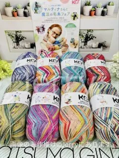 Opal毛糸: KFS [オスカーたちのクローゼット] 全8色8玉フルセット