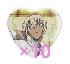 名探偵コナンプラザ ジュエリーハート缶バッジ 安室透 缶バッジ