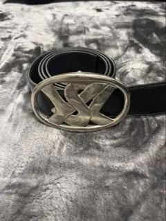 ᗦ*↞様 イヴサンローラン（YSL）ブラック ベルト ロゴバックル