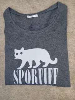 Sportiffプリント 長袖Tシャツ サイズ2 グレーのサムネイル