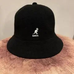 KANGOL ブラック バケットハット M