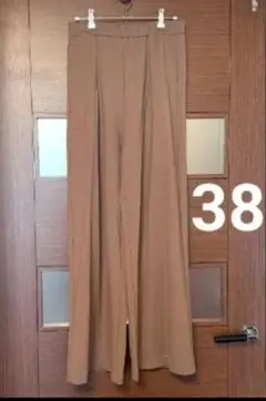 ドゥーズィエムクラス　PRIMEWOOL PONTE パンツ　キャメル　38