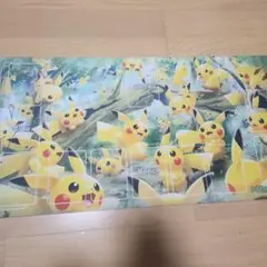 ポケモンカードゲーム プレミアムラバープレイマット　ピカチュウの森