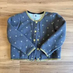 プチバトー 星柄グレーアウター