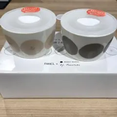 2個セット FANCL✕ MUDDY WORKS　陶磁器製　保存容器　あんぱん柄のサムネイル