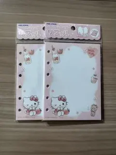 カミオジャパン キティ リフィル シール帳 バインダー ハローキティー 新品