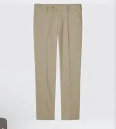 UNIQLO ベージュ 感動パンツウルトラライト　スラックス