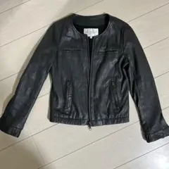 ユナイテッドアローズ　beauty&youth 革ジャン黒 （羊革）