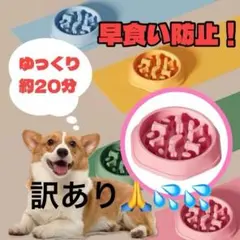 訳あり フードボウル ペット 犬 早食い防止 ボール ペット用品 ピンク