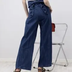 バックリボンデニム