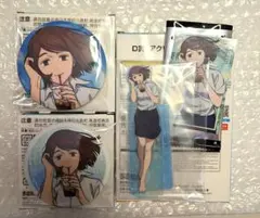 SEGAラッキーくじ　呪術廻戦　缶バッジ　アクスタ　特典セット