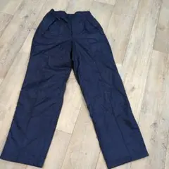 Champion 　中綿付きウィンドパンツ　ネイビー 　サイズL　日本製　訳あり