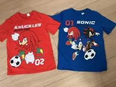 H&M Sonic Tシャツ 2枚セット 120〜130のサムネイル