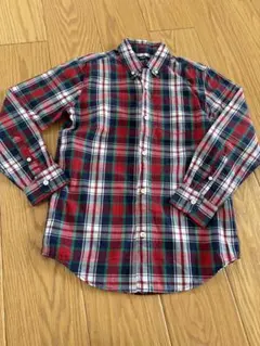 ギャップ　キッズ　新品未使用　チェック柄 長袖シャツ 140